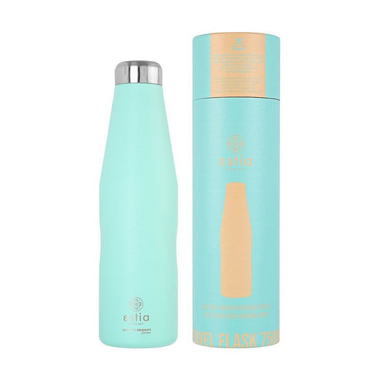 Estia - Θερμός Travel Flask Save The Aegean 750ml - Bermuda Green