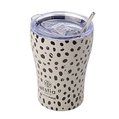 Estia - Θερμός Coffee Mug Save The Aegean 350ml - Leopard Taupe