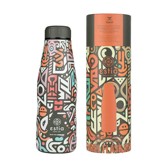 Estia - Θερμός Travel Flask Save The Aegean 500ml - GeoVivid