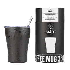 Estia - Θερμός Coffee Mug Save The Aegean 350ml - Noir Echo