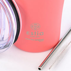Estia - Θερμός Coffee Mug Save The Aegean 500ml - Fusion Coral