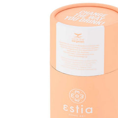 Estia - Θερμός Travel Flask Save The Aegean 500ml - Peach Fuzz