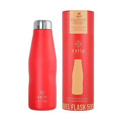 Estia - Θερμός Travel Flask Save The Aegean 500ml - Scarlet Red
