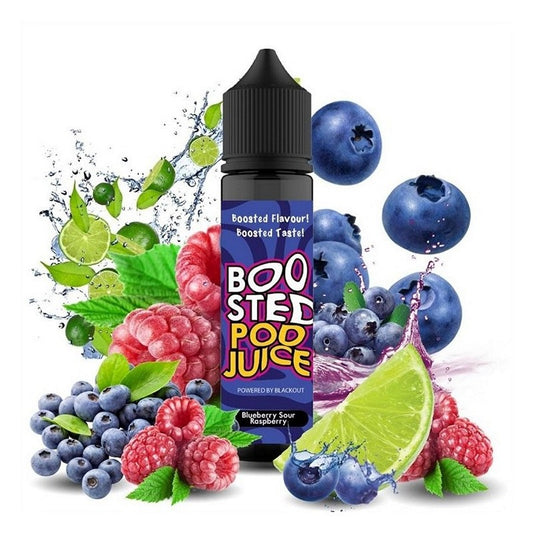 Blackout Boosted Pod Juice - Blueberry Sour Raspberry - Flavor Shot 18/60ml