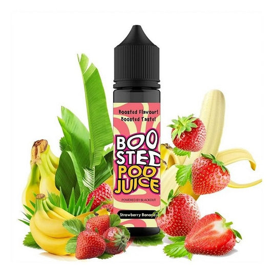 Blackout Boosted Pod Juice - Strawberry Banana - Flavor Shot 18/60ml