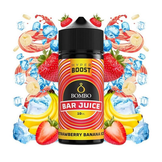Bombo Bar Juice Hyper Boost - Strawberry Banana Ice - Flavor Shot 10/120ml
