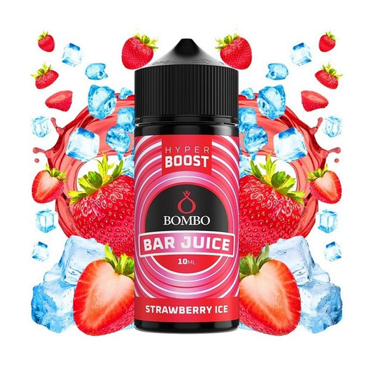 Bombo Bar Juice Hyper Boost - Strawberry Ice - Flavor Shot 10/120ml
