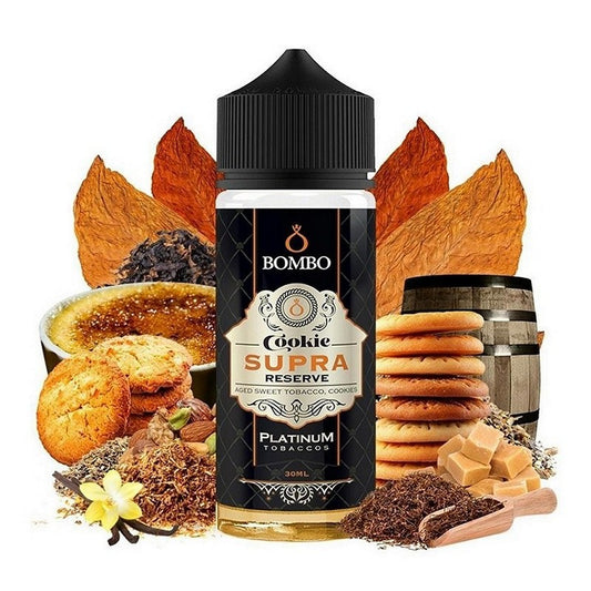 Bombo Platinum Tobaccos - Cookie Supra Reserve - Flavor Shot 30/120ml