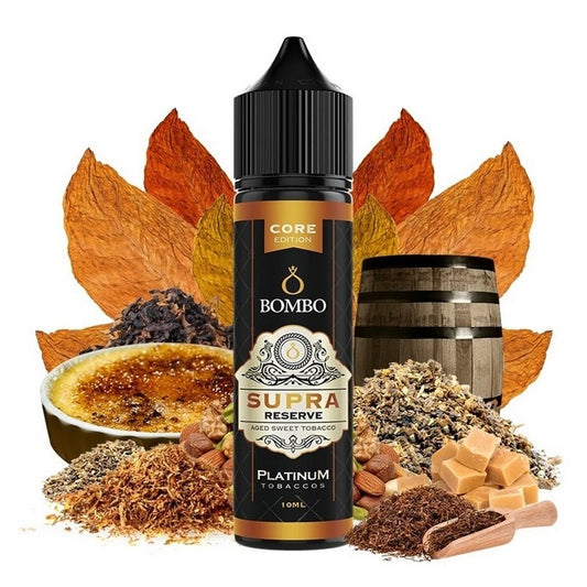 Bombo Platinum Tobaccos Core Edition - Supra Reserve - Flavor Shot 10/60ml