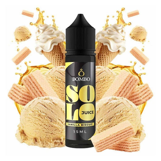 Bombo Solo Juice - Vanilla Biscuit - Flavor Shot 15/60ml