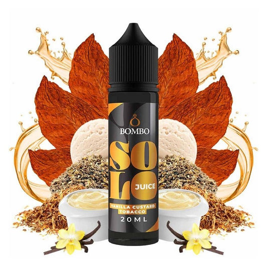 Bombo Solo Juice - Vanilla Custard Tobacco - Flavor Shot 20/60ml