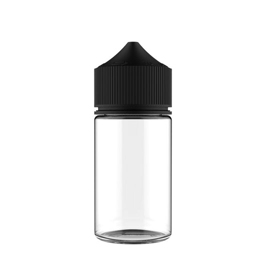 Chubby Gorilla Unicorn Bottle 60ml M (Short) - Clear / Black Cap