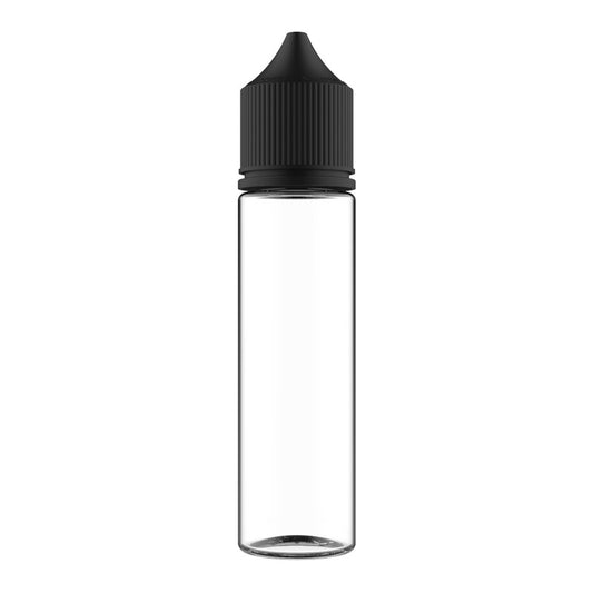 Chubby Gorilla Unicorn Bottle 60ml V3 - Clear / Black Cap