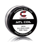 Coilology MTL Coil Ni80 0.6ohm - 10 Τεμάχια