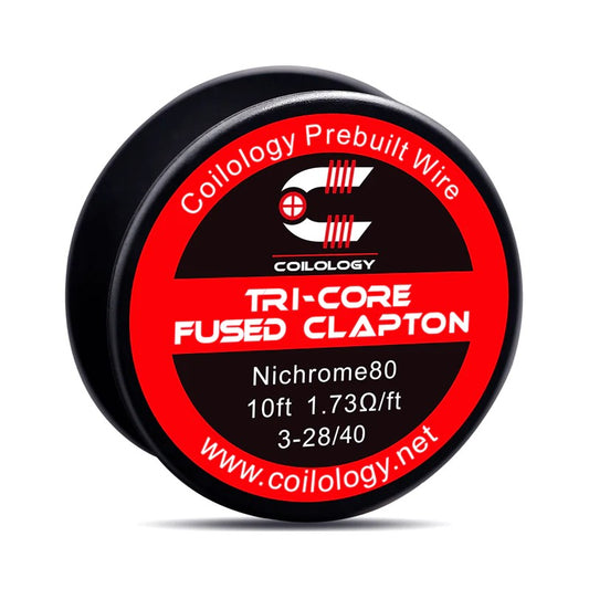 Coilology Tri-core Fused Clapton Spool Wire Ni80 3-28/36 - 3 Μέτρα