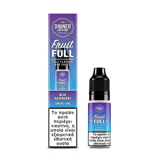 Dinner Lady Fruit Full Bar Salts - Blue Raspberry 10ml - 20mg