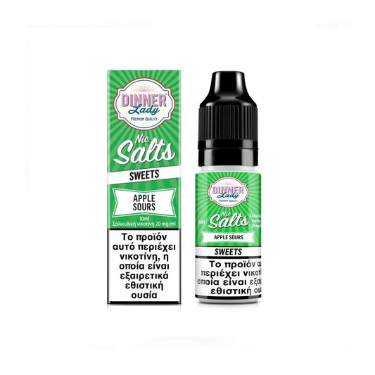 Dinner Lady Salts - Apple Sours 10ml - 20mg