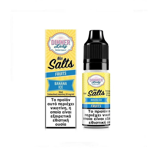 Dinner Lady Salts - Banana Ice 10ml - 20mg