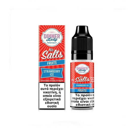Dinner Lady Salts - Strawberry Ice 10ml - 20mg