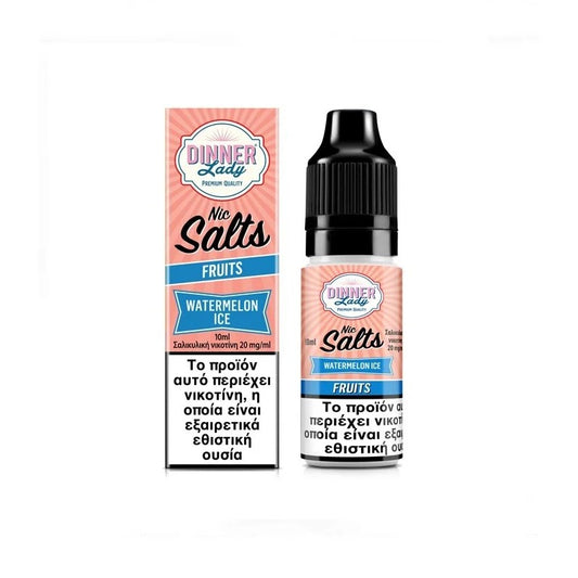 Dinner Lady Salts - Watermelon Ice 10ml - 20mg