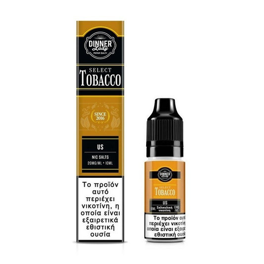 Dinner Lady Select Tobacco Bar Salts - US 10ml - 20mg