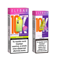 Elf Bar EB10000 2ml+10ml Refillable Device 20mg - Lemon Lime