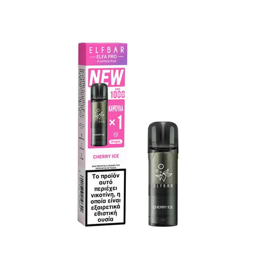 Elf Bar Elfa Pro V2 Προγεμισμένη Κάψουλα 2ml 20mg - Cherry Ice