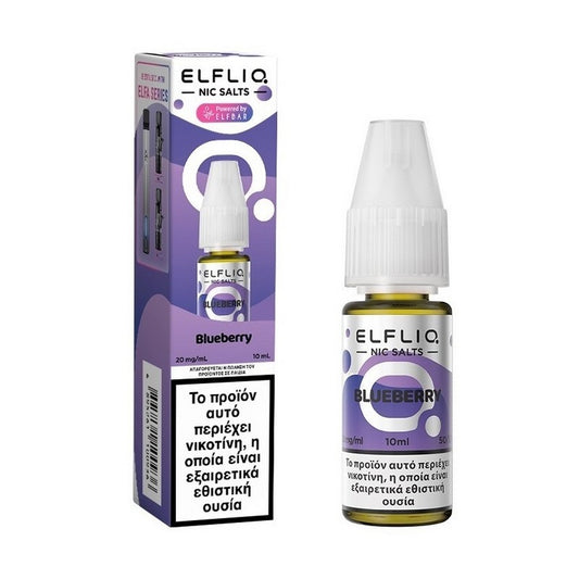 Elfliq Nic Salts - Blueberry 10ml - 20mg