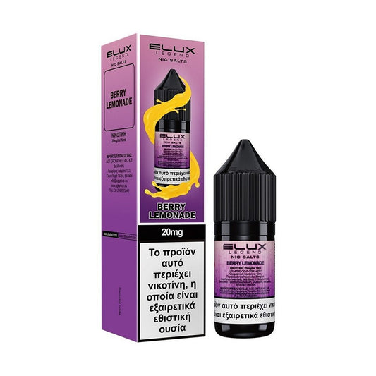 Elux Legend Nic Salts - Berry Lemonade 10ml - 20mg