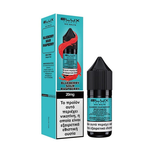 Elux Legend Nic Salts - Bueberry Sour Raspberry 10ml - 20mg