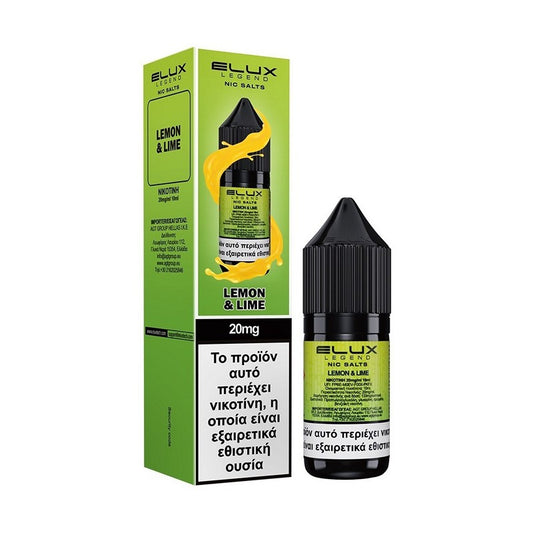 Elux Legend Nic Salts - Lemon Lime 10ml - 20mg