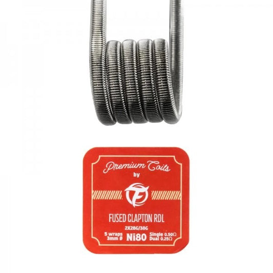 Fumytech Fused Clapton RDL Ni80 0.50ohm (New Version) - 10 Τεμάχια