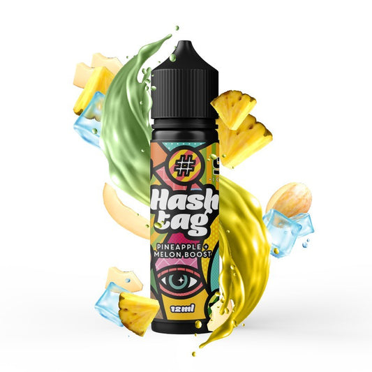 Hashtag - #09 Pineapple & Melon Boost (Ice) - Flavor Shot 12/60ml