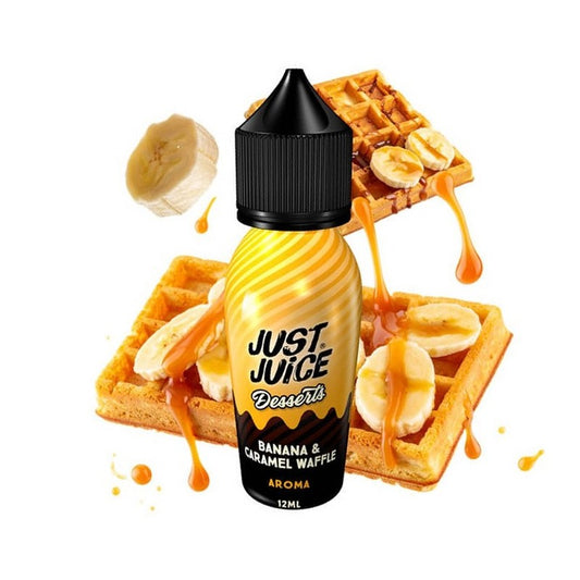 Just Juice Desserts - Banana Caramel Waffle - Flavor Shot 12/60ml