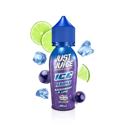 Just Juice Ice - Blackcurrant & Lime - Flavor Shot 20/60ml