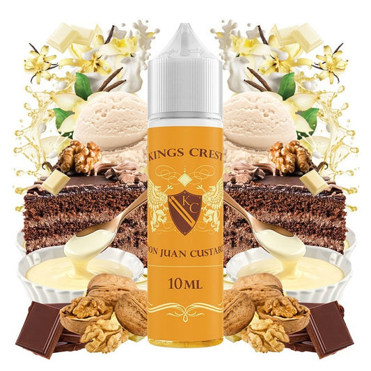 Kings Crest Don Juan - Custard - Flavor Shot 10/60ml