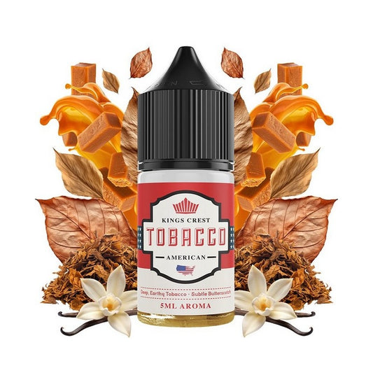 Kings Crest Tobacco - American - Flavor Shot 5/30ml
