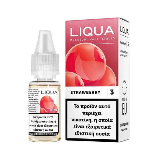 Liqua - Strawberry - Υγρό Αναπλήρωσης 10ml
