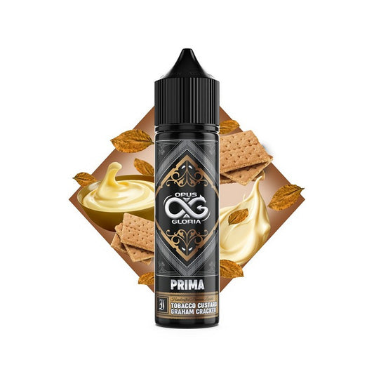 Opus Gloria Prima - Tobacco Custard Graham Cracker - Flavor Shot 20/60ml
