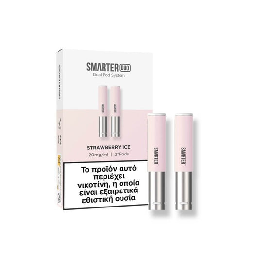 Smarter Duo Pod Προγεμισμένη Κάψουλα 1.2ml 20mg - Strawberry Ice - 2 Τεμάχια