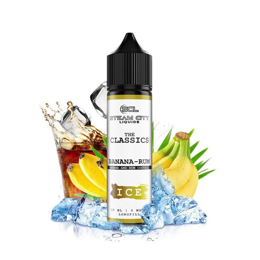 Steam City The Classics - Banana Rum Ice - Flavor Shot 10/60ml