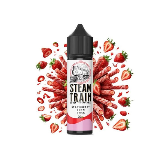 Steam Train Disposable Edition - Strawberry Corn Stick - Flavor Shot 20/60ml