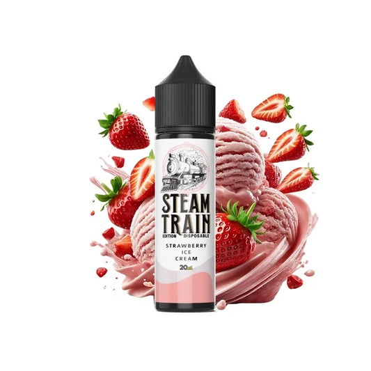 Steam Train Disposable Edition - Strawberry Ice Cream - Flavor Shot 20/60ml
