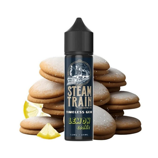 Steam Train Timekeeper Line - (Lemon Cookie) Timeless Gem - Flavor Shot 12/60ml