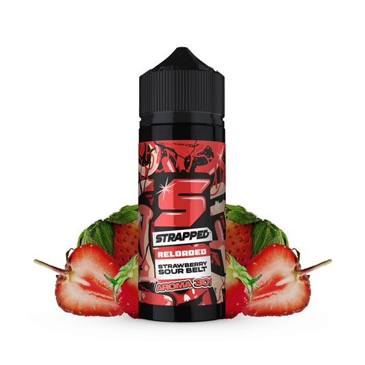 Strapped Reloaded - Strawberry Sour Belt - Flavor Shot 30/120ml