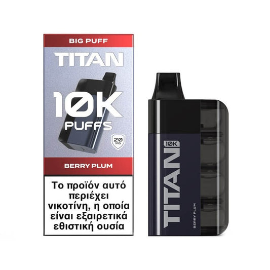 Titan 10k 8x2ml 10000 Puffs Disposable Kit 20mg - Berry Plum