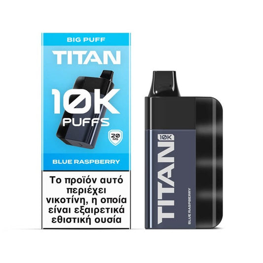 Titan 10k 8x2ml 10000 Puffs Disposable Kit 20mg - Blue Raspberry