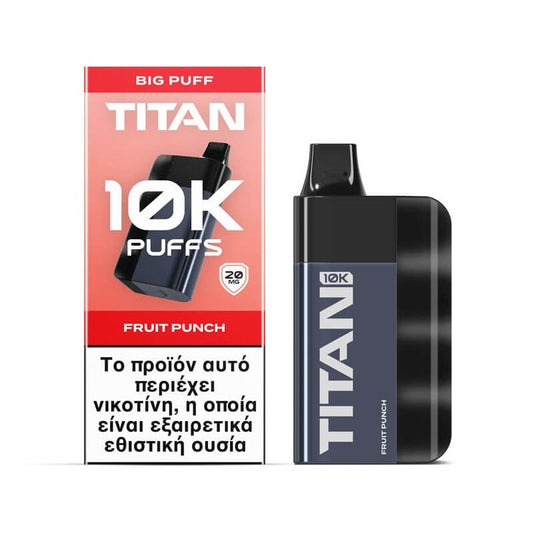 Titan 10k 8x2ml 10000 Puffs Disposable Kit 20mg - Fruit Punch