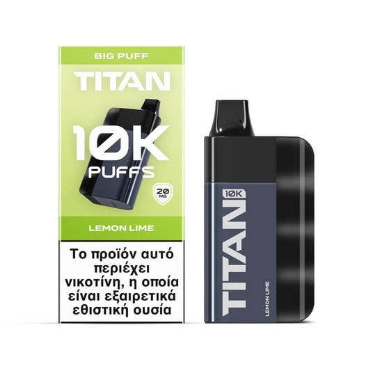 Titan 10k 8x2ml 10000 Puffs Disposable Kit 20mg - Lemon Lime
