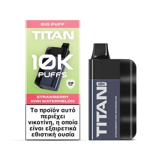 Titan 10k 8x2ml 10000 Puffs Disposable Kit 20mg - Strawberry Kiwi Watermelon